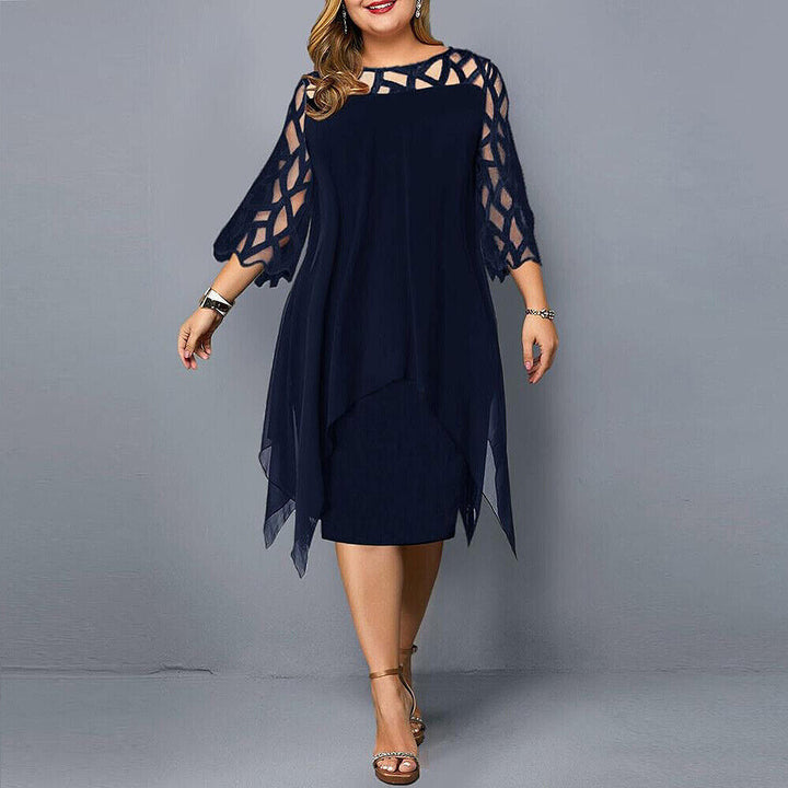 Sophie - Elegant Midi Dress for Women Plus Size