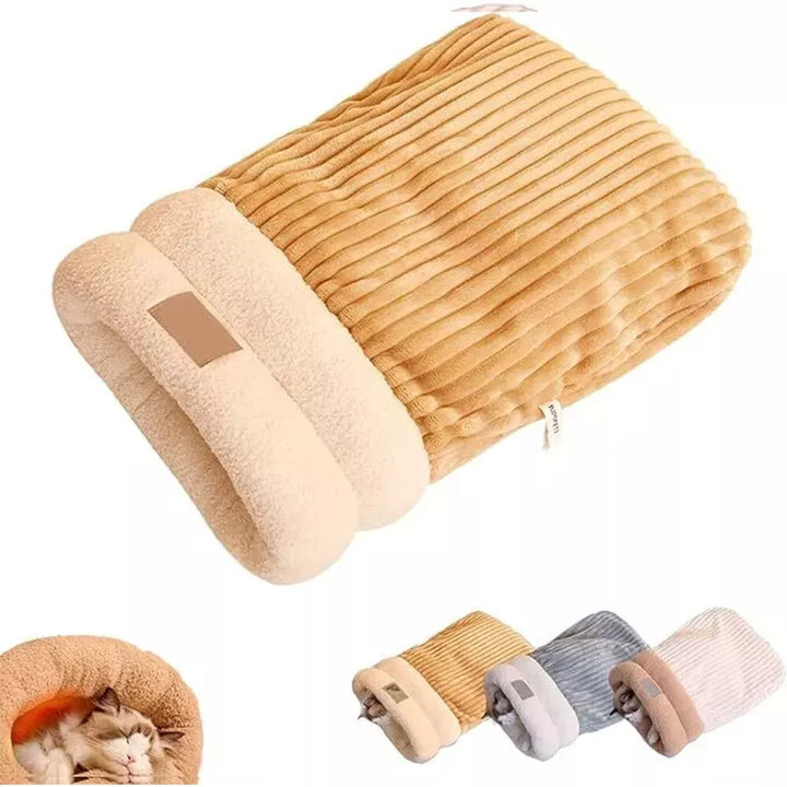 Comfortable Cat Sleeping Bag - Cozy Pet Hideaway Bed