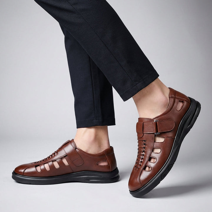 Men's Sandals with Strap - Elena Harper