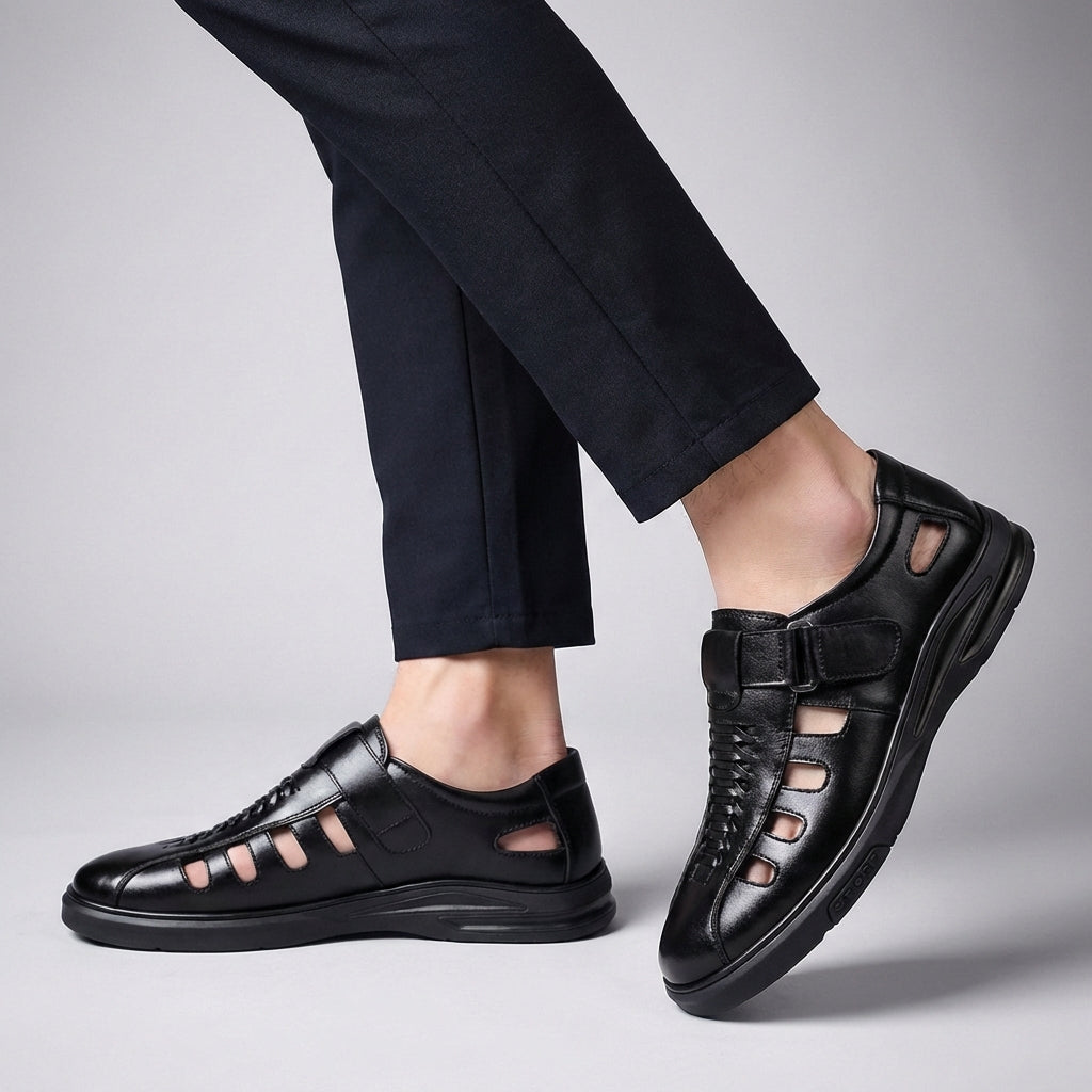 Men's Sandals with Strap - Elena Harper