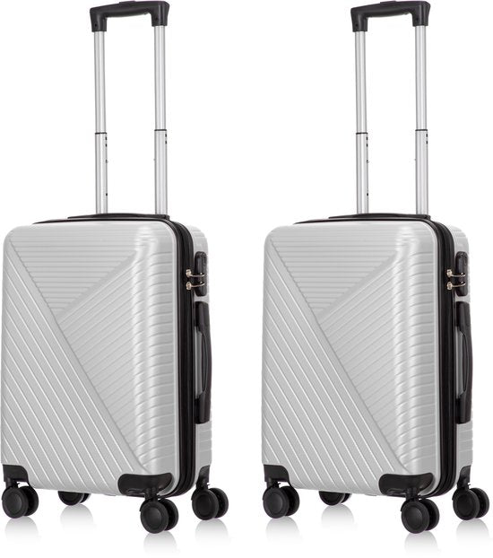 2-Piece Hard Shell Luggage Set with TSA Lock & Spinner Wheels