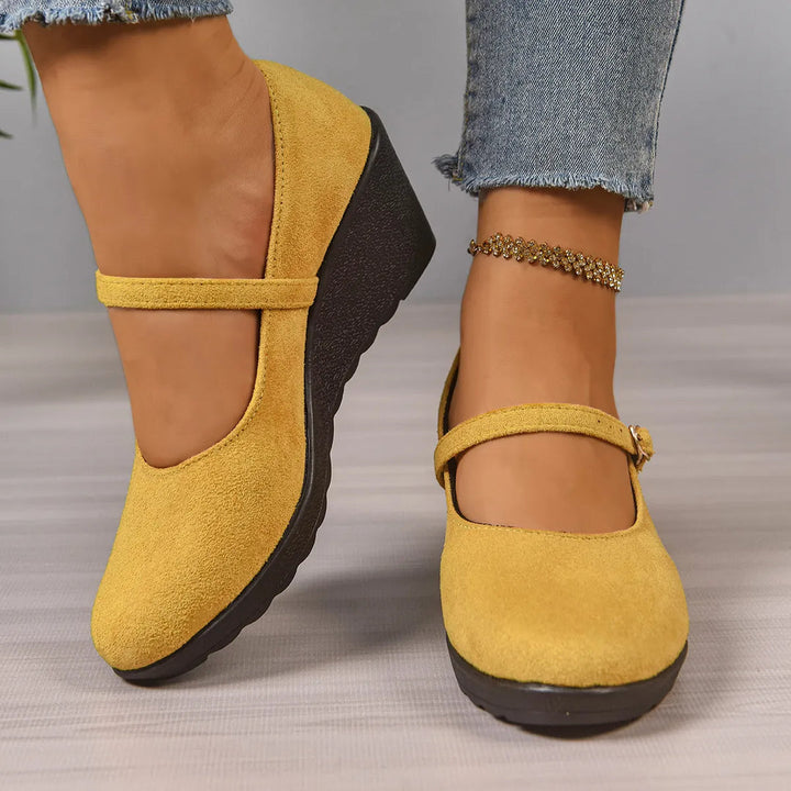 Bethy Mary Jane Shoes with Buckle Strap - Elena Harper