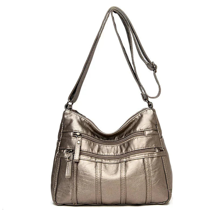 Nina Soft Leather Crossbody Bag