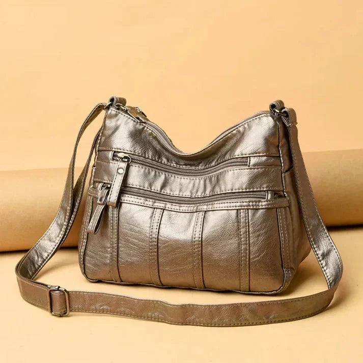 Nina Soft Leather Crossbody Bag