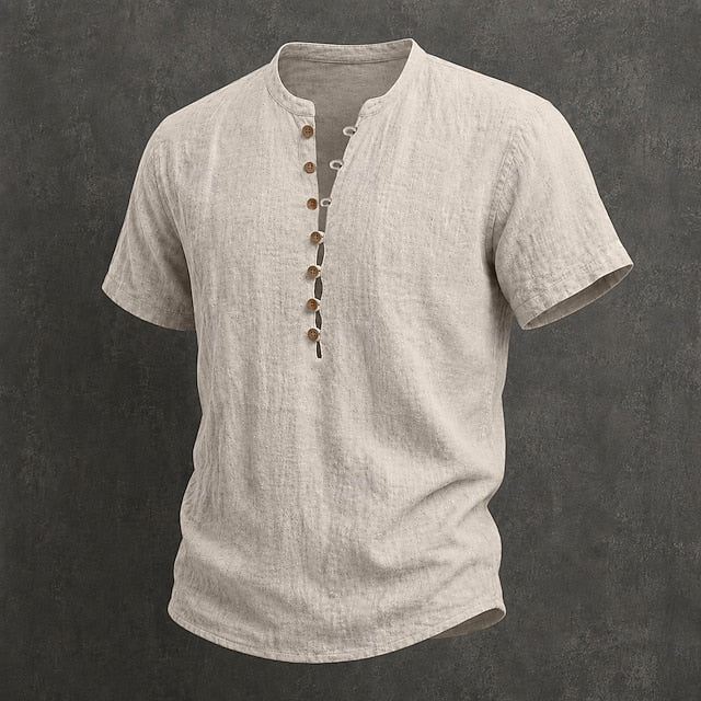 ELENA HARPER™  |  MEN'S SUMMER BUTTON-UP SHIRT