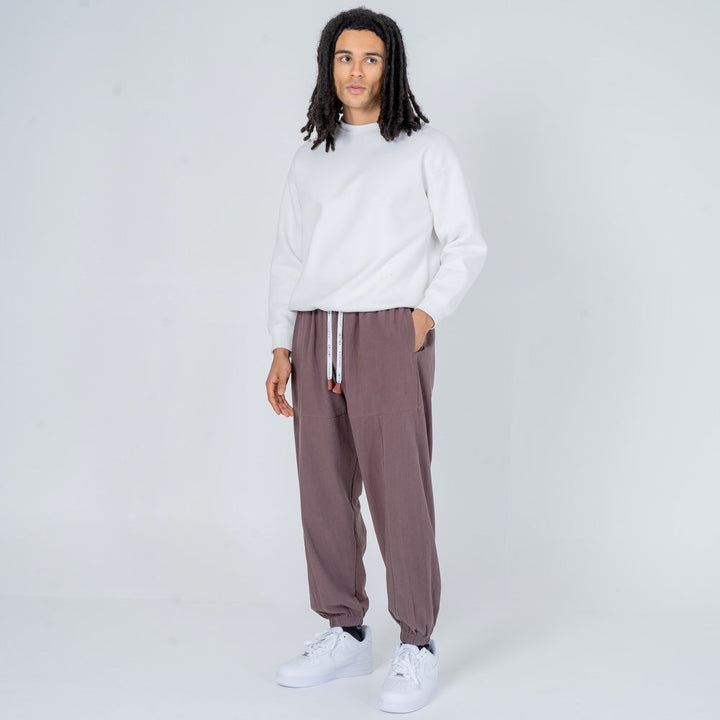 Shao Comfortable Cotton Harem Pants, view 9 - Elena Harper