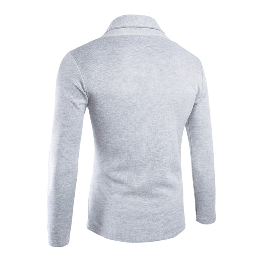 Open Cardigan with Shawl Collar for Men