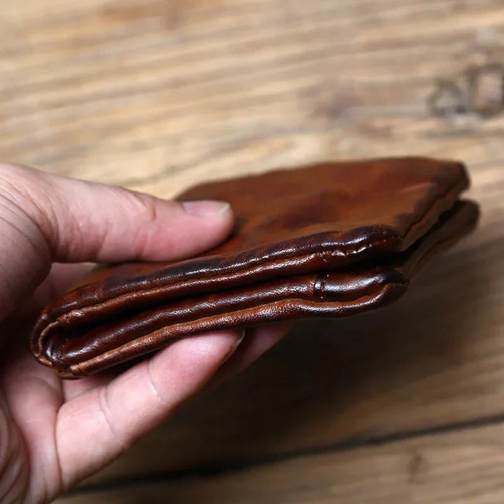 TruePouch Leather Wallet with Zipper, view 6 - Elena Harper
