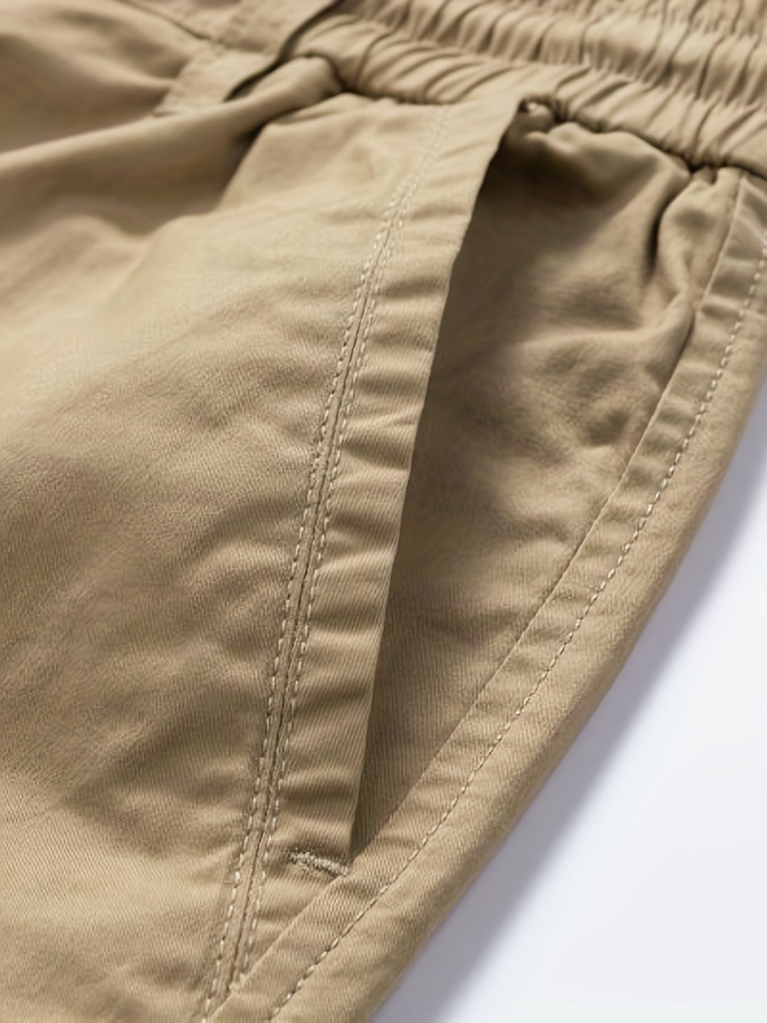 Men's Cargo Shorts with Woven Texture - Elena Harper