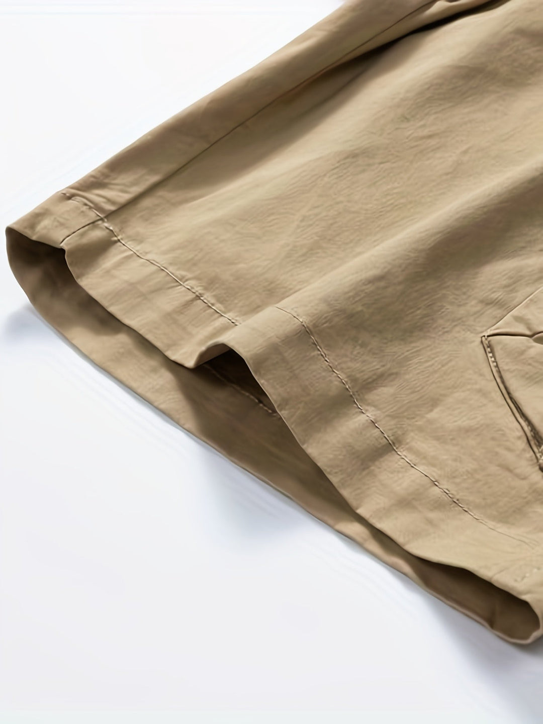 Men's Cargo Shorts with Woven Texture - Elena Harper
