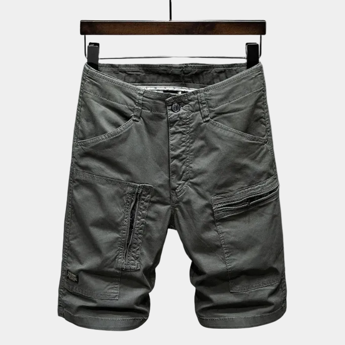 Men's Zip Cargo Shorts