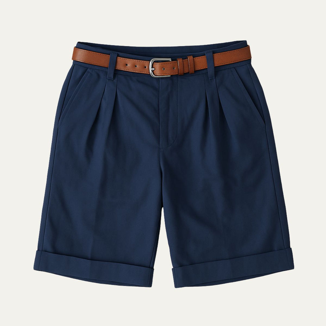 Men's Pleated Shorts