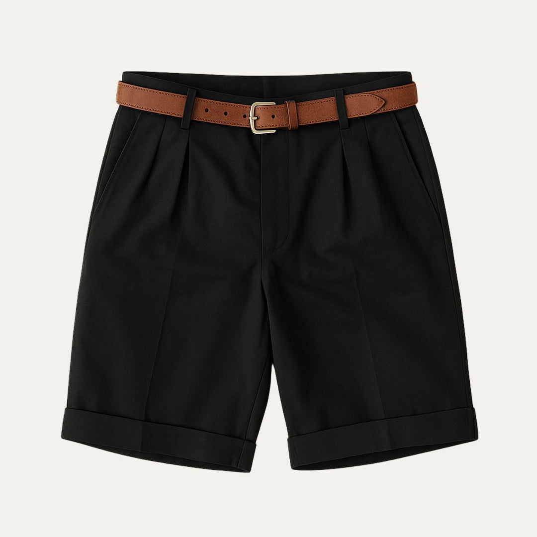 Men's Pleated Shorts