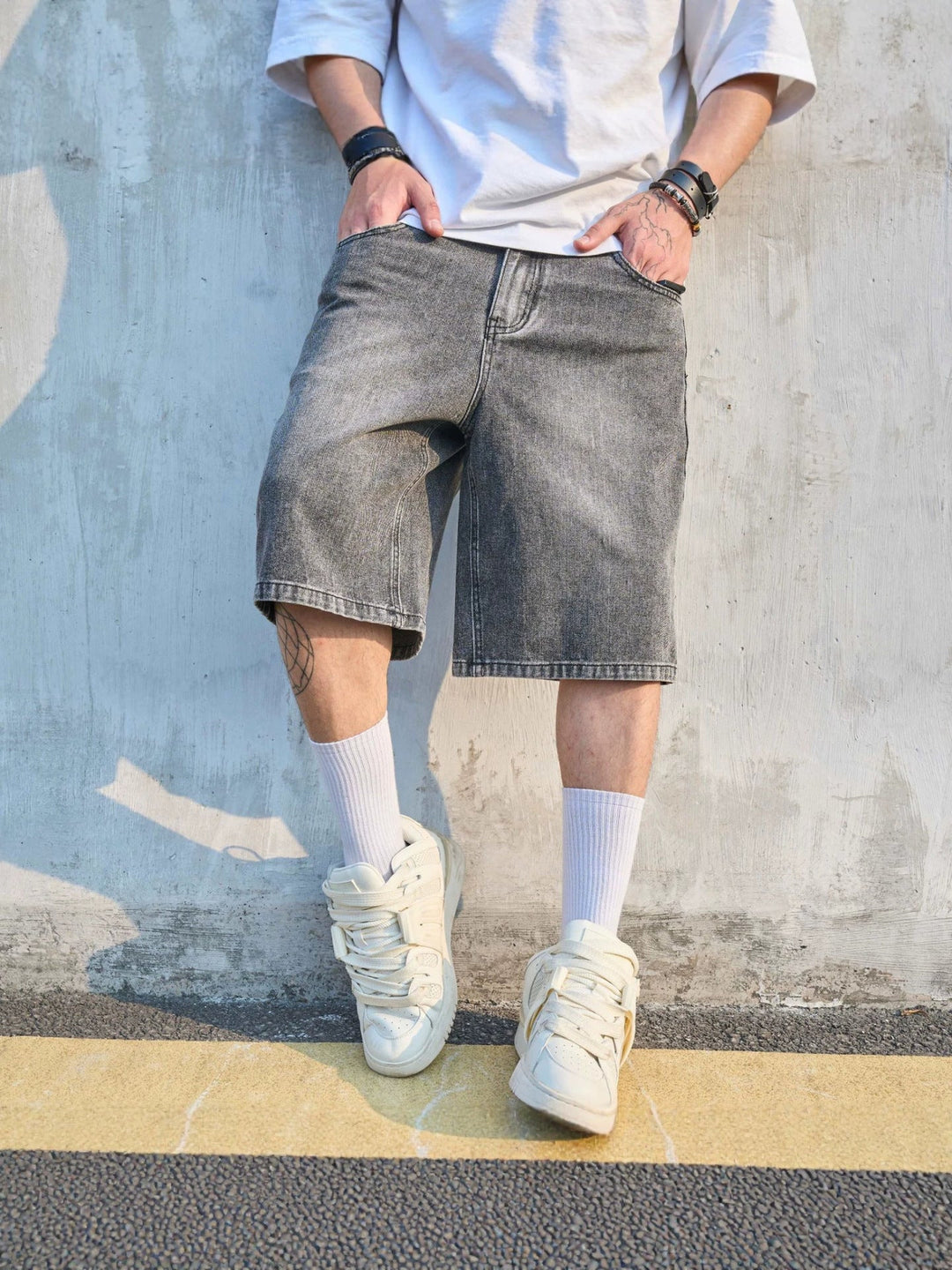 Men's Distressed Shorts
