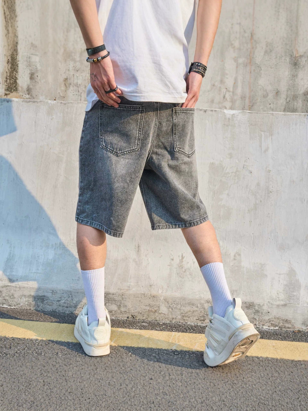 Men's Distressed Shorts