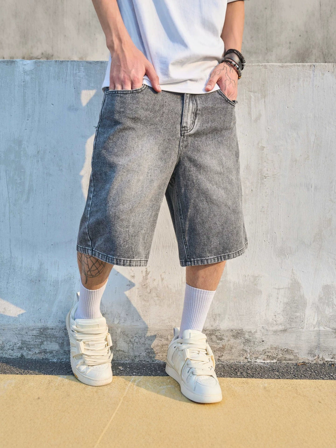Men's Distressed Shorts