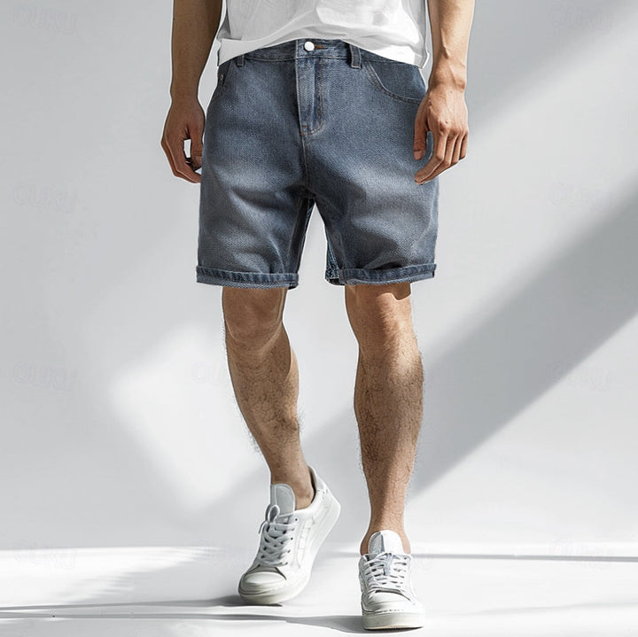 Men's Denim Shorts - Elena Harper