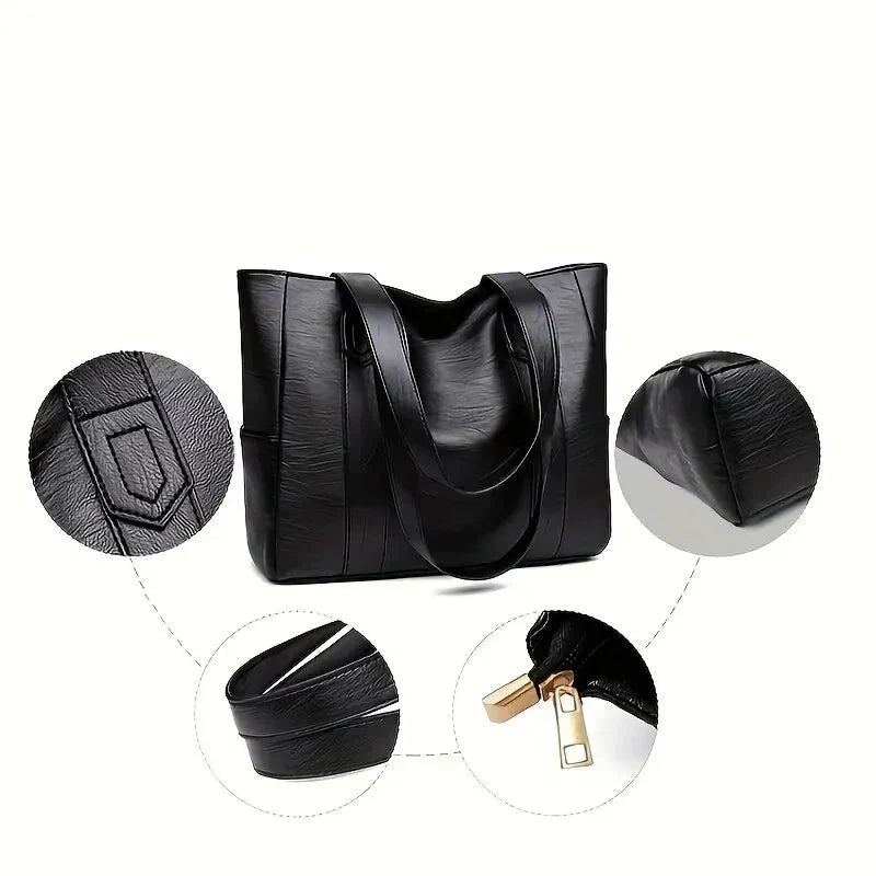 Xanthe | Classic Large Capacity Vegan Tote Bag