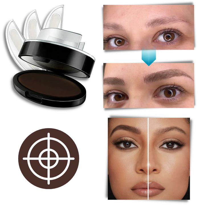 Sleek All-Day Eyebrow Stamp For Natural Waterproof Brows
