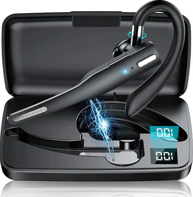 Bluetooth 5.1 Noise Cancelling Headset with Dual Mics for Men
