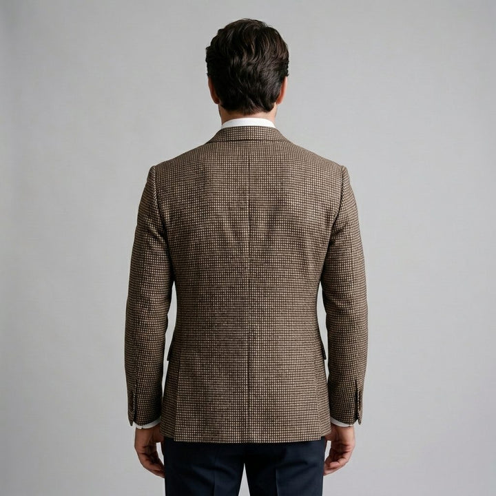 Slim Fit Double-Breasted Blazer for Men