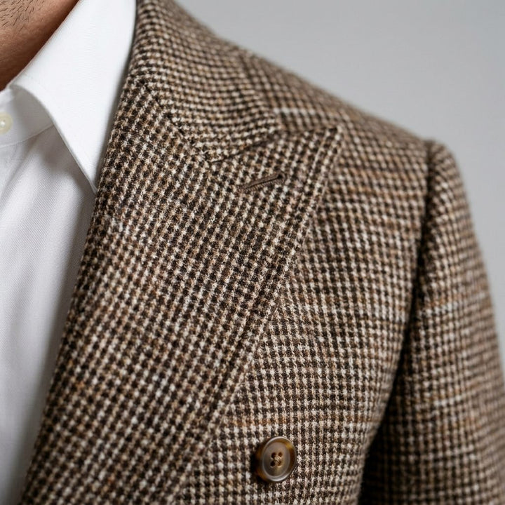 Slim Fit Double-Breasted Blazer for Men