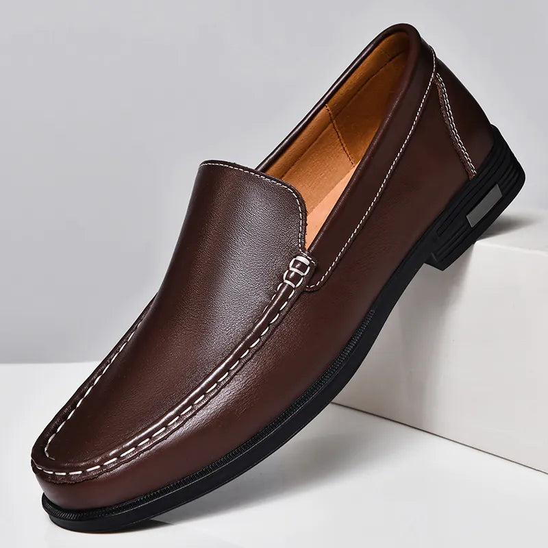 Men's Moccasins with Stitched Toe