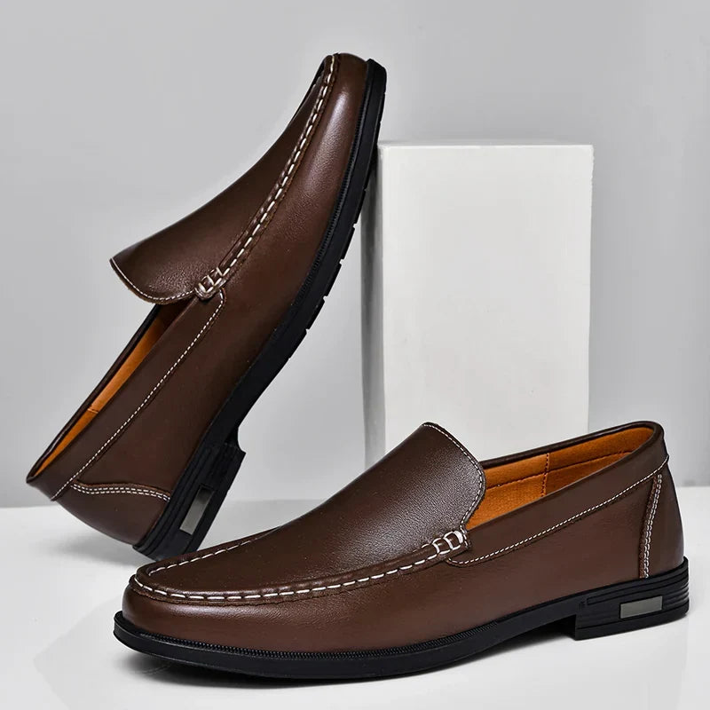 Men's Moccasins with Stitched Toe