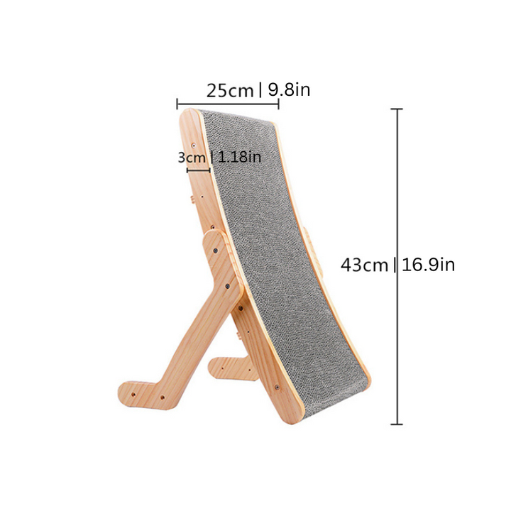 Cat's Ergonomic ScratchSlope Scratcher for Healthy Play