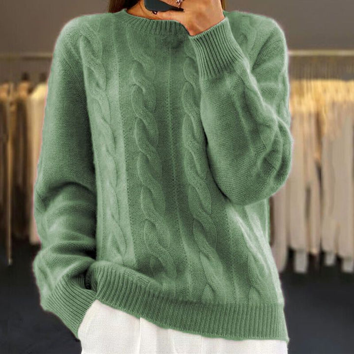 Alvinia™ | Cable Knit Sweater