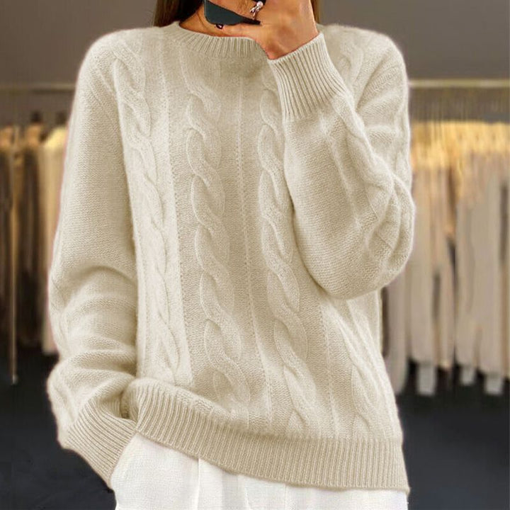 Alvinia™ | Cable Knit Sweater