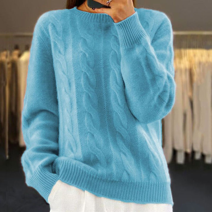 Alvinia™ | Cable Knit Sweater
