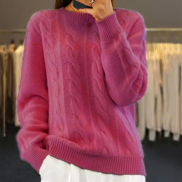 Alvinia™ | Cable Knit Sweater