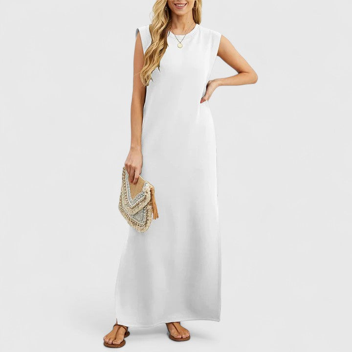 Bela Elegant Sleeveless Maxi Dress - Elena Harper