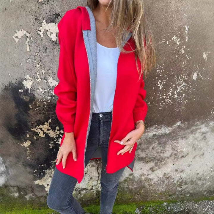 Oversized Fleece Jacket for Women – Loose and Casual Zip-Up Pullover