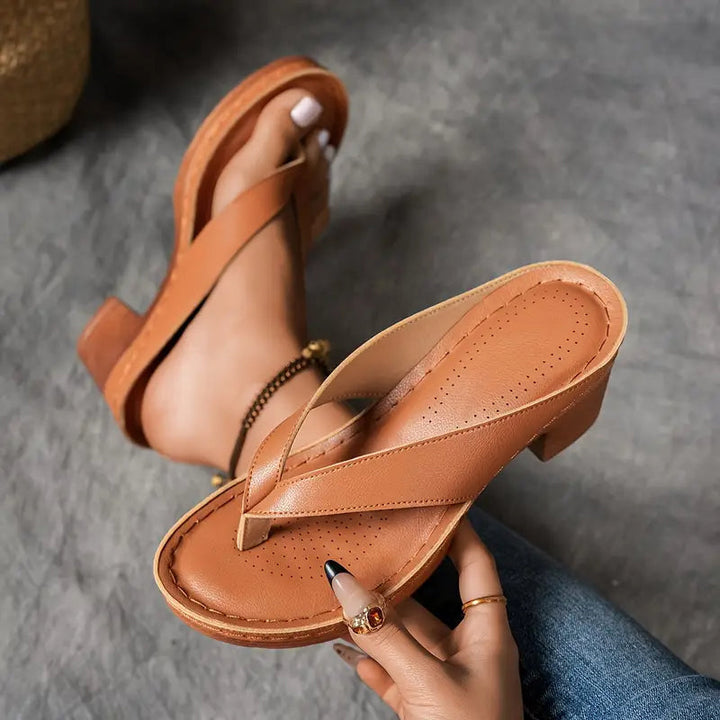 Darlene Effortless Comfort Slide Sandals - Elena Harper