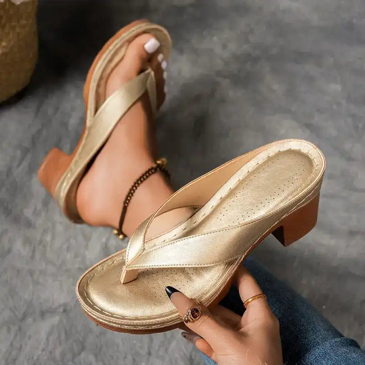 Darlene Effortless Comfort Slide Sandals - Elena Harper