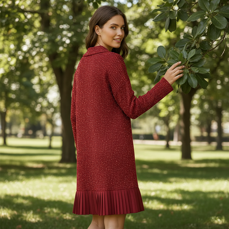 Leire - Minimalist Short Knit Sweater Dress