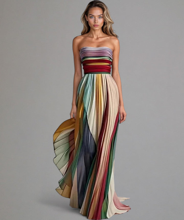 Aria | Sleeveless Colored Dress