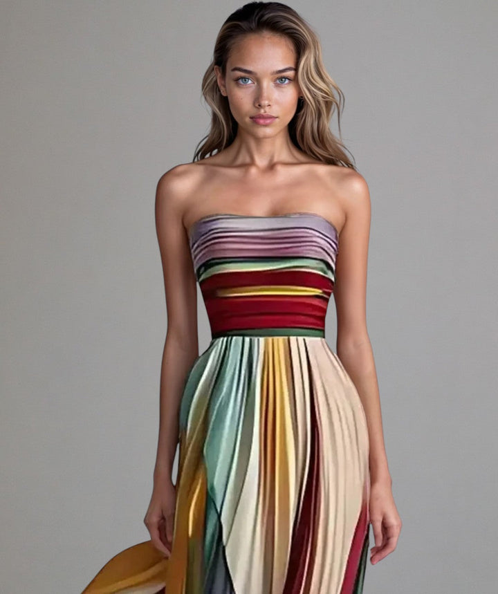 Aria | Sleeveless Colored Dress
