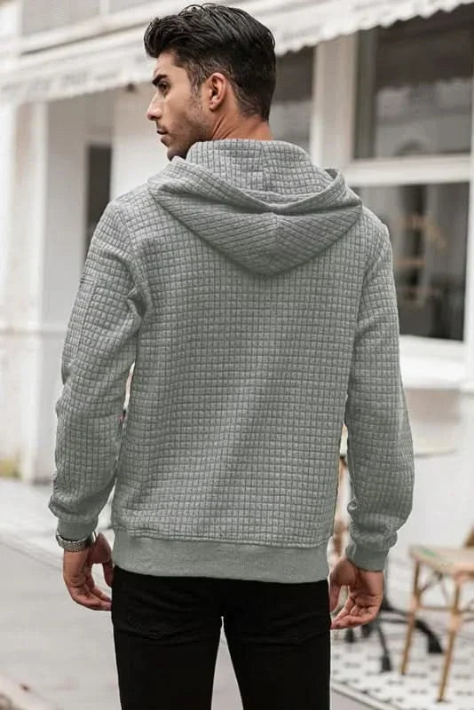 Men's Slim Fit Stretch Polyester Hoodie