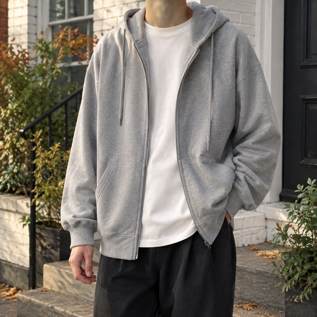Men's Zip-Up Hoodie