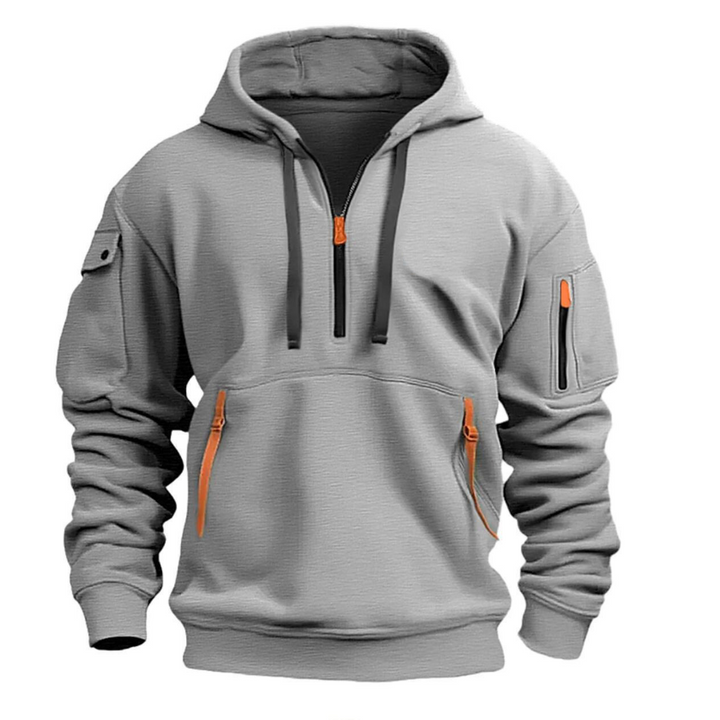 Men's Half-Zip Hoodie Sweatshirt - Elena Harper