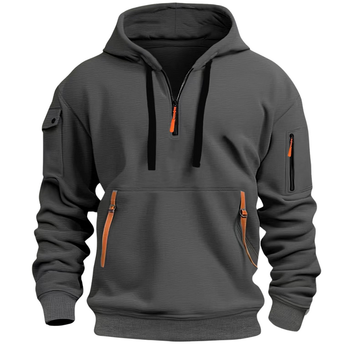 Men's Half-Zip Hoodie Sweatshirt - Elena Harper