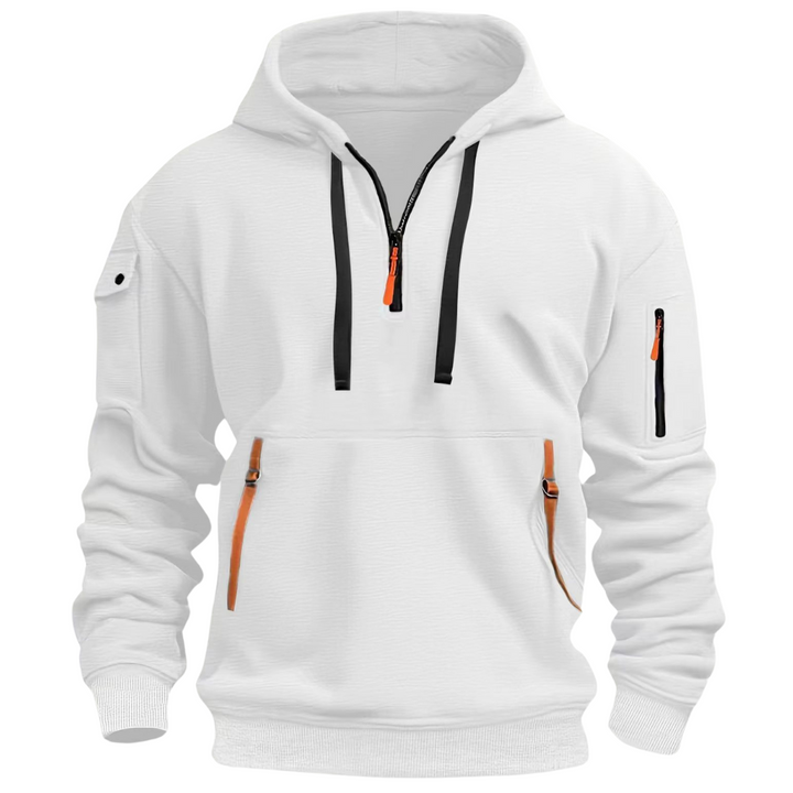 Men's Half-Zip Hoodie Sweatshirt - Elena Harper
