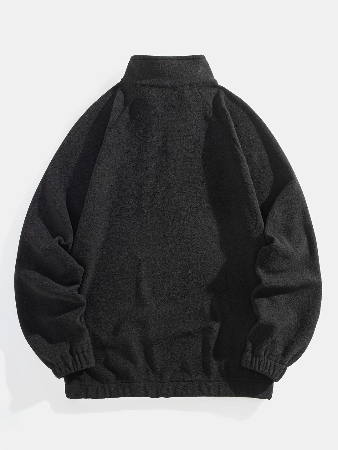 Men's Half-Zip High Collar Sweatshirt - Elena Harper
