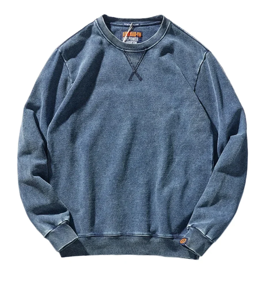 Ethan Elegant Cotton American Sweater, view 2 - Elena Harper