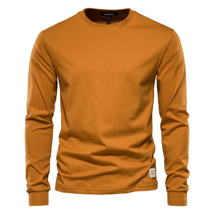 Men's Long Sleeve Solid T-Shirt - Elena Harper