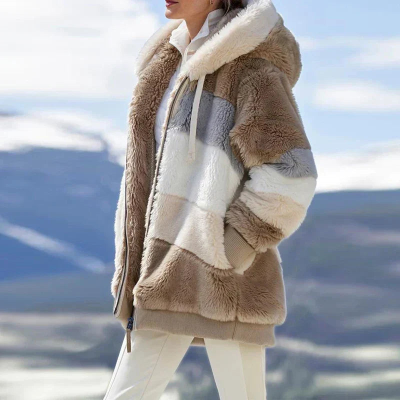 EMMA - SNOW LUXE ZIP HOODIE