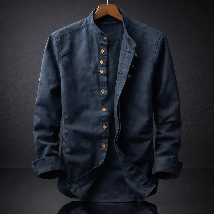 Men's High Collar Shirt - Elena Harper
